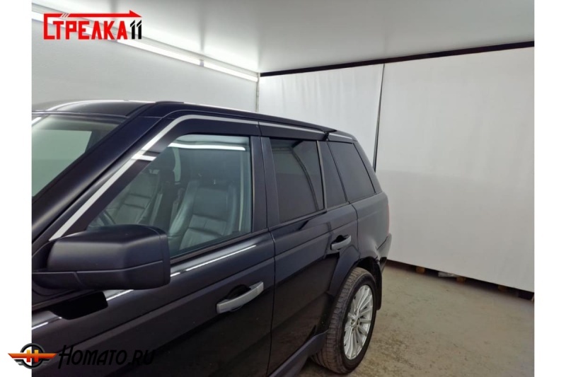 Дефлекторы Range Rover Sport 2005-2013 | премиум, плоские, 2D