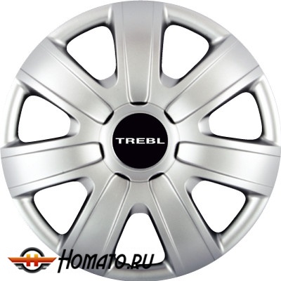 Колпаки на колеса R13,R14,R15,R16 | гибкие, ударопрочные, 4 штуки, TREBL