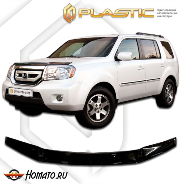 Дефлектор капота Honda Pilot 2 2008-2015 | черный