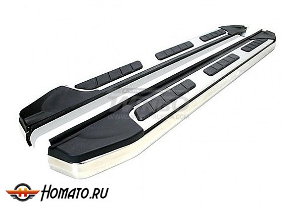 Подножки с кронштейнами на Peugeot 4008 2012+ | серия M15-67