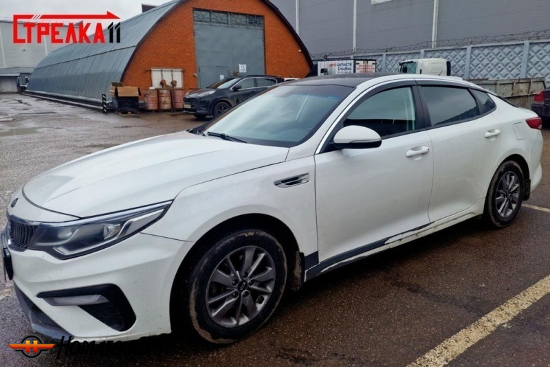 Дефлекторы Kia Optima 4 2016-2020 | премиум, плоские, 2D