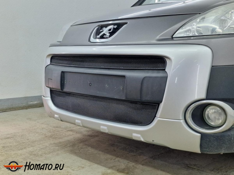 Защита радиатора для Peugeot Partner B9 (2008-2012) дорестайл | Стандарт