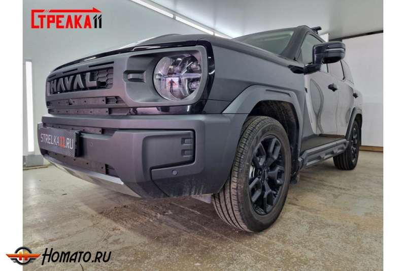 Зимняя защита радиатора Haval H3 2026+ рестайлинг | на стяжках