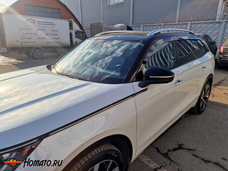 Дефлекторы Фольксваген Тавендор | из 6 частей, премиум, плоские, 2D