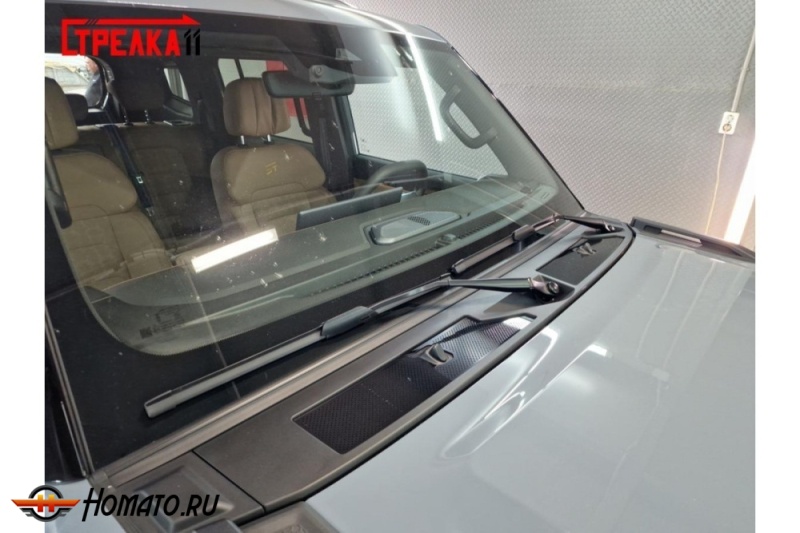 Накладки на воздухозаборники перед лобовым стеклом для Jetour T2 | 2 штуки