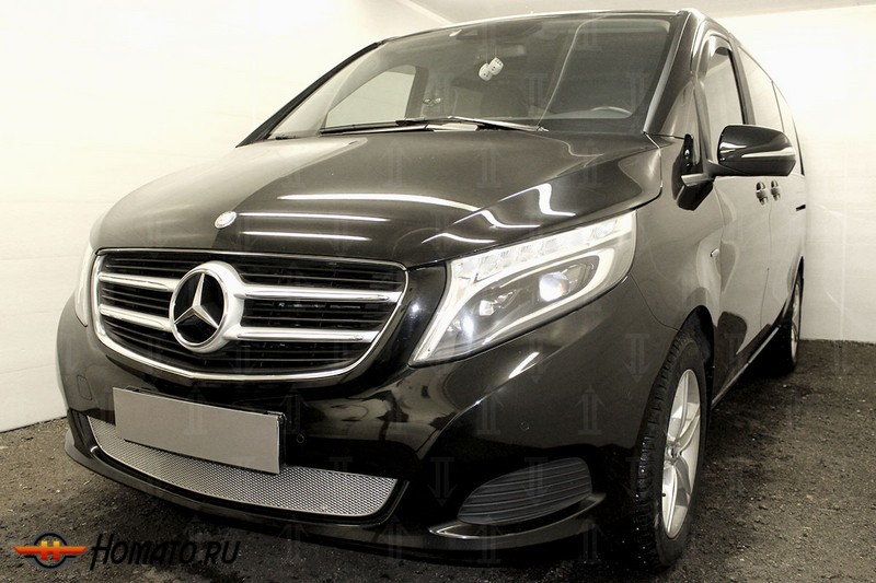 Защита радиатора для Mercedes-Benz V-class (W447) 2014+ | Премиум