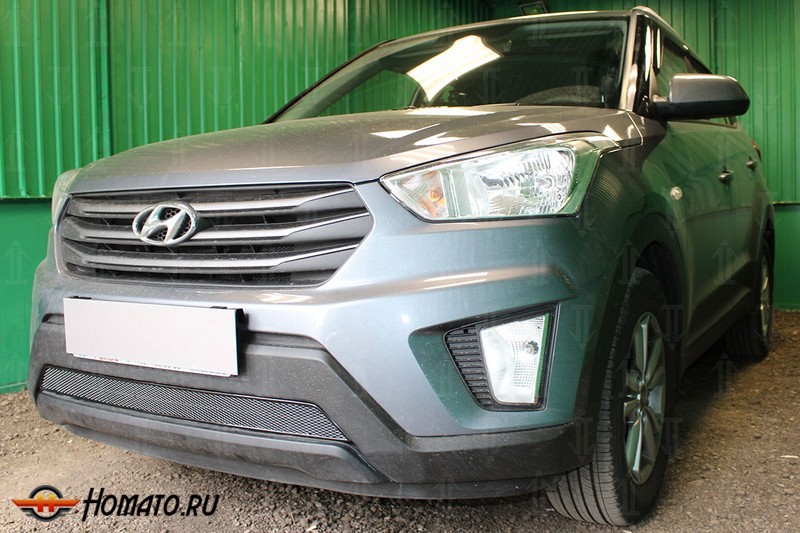 Защита радиатора для Hyundai Creta 2016+/2020+ | Премиум