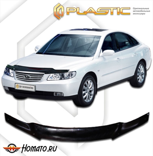 Дефлектор капота Hyundai Grandeur 2005-2011 | черный