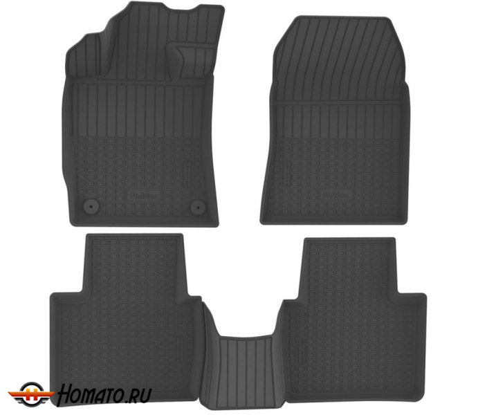 Коврики Citroen C5 X 2021+ | полиуретановые, черные, Norplast