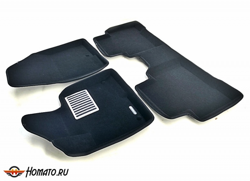 3D коврики для Hyundai Grand Santa Fe 2013+ | LUX: 5 слоев