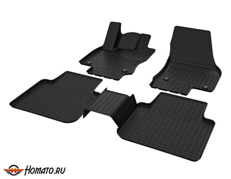 Коврики Volkswagen Tiguan L Pro 2024+ (Китай) | полиуретановые, черные, Norplast