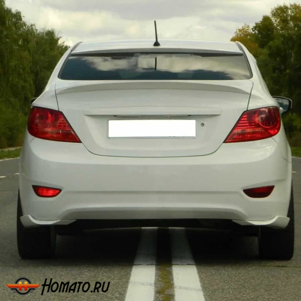 Лип-спойлер HS2 для Hyundai Solaris 2010+/2014+