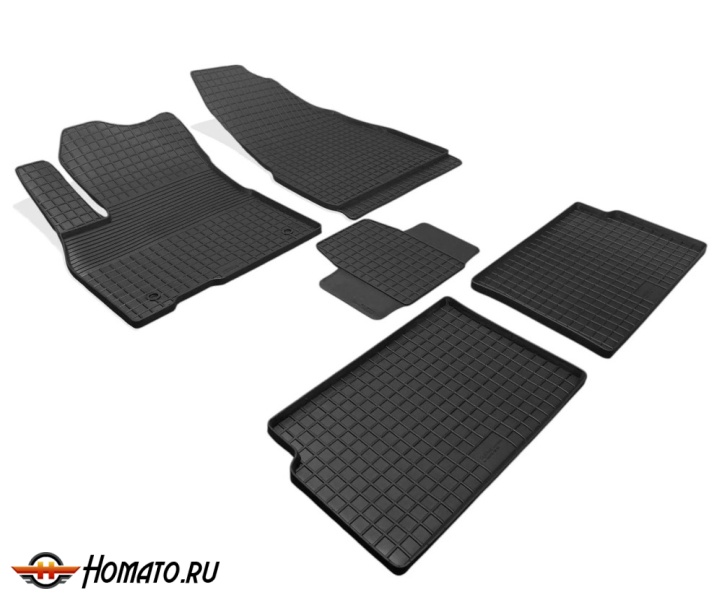 Коврики для OMODA C5 2 2026+ | СЕТКА, резиновые, с бортами, Seintex