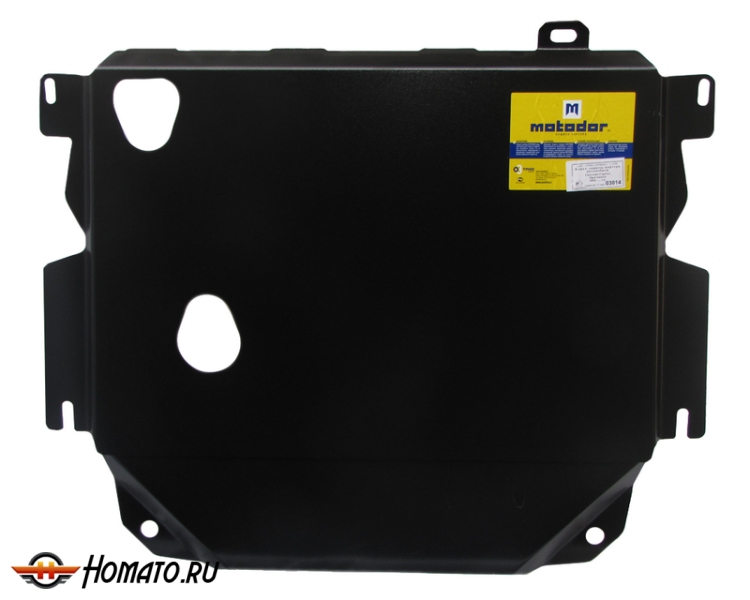 Защита картера Opel Antara 2006-2011 | двигатель + КПП, 2 мм, сталь | MOTODOR | 03014