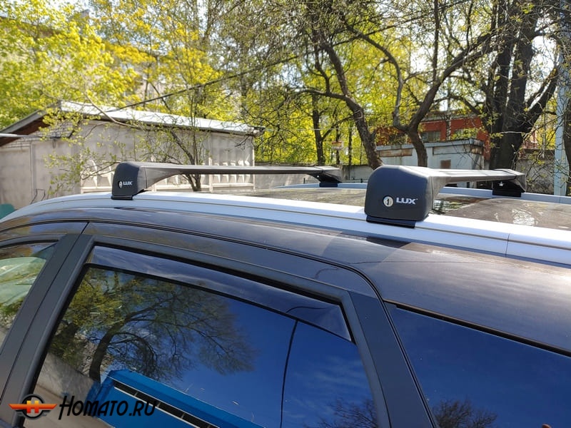 Багажник для Kia Sorento 4 2020+ | на штатные низкие рейлинги | LUX Bridge