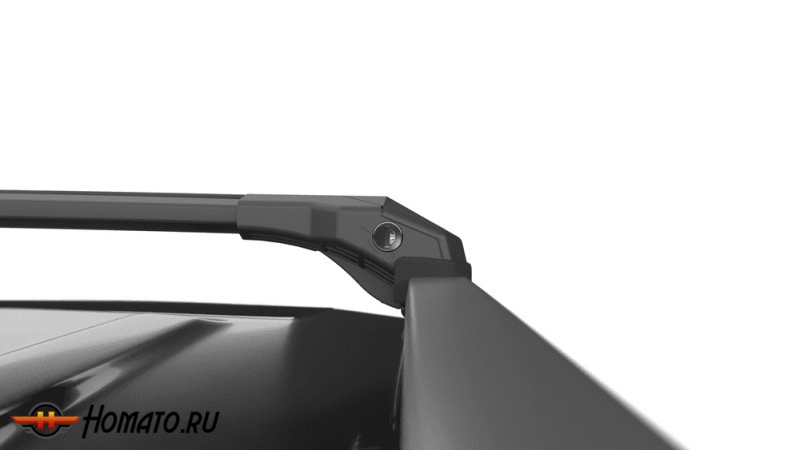 LUX CONDOR для Haval H9 2 2024+ | Багажник на классические рейлинги | 130 см