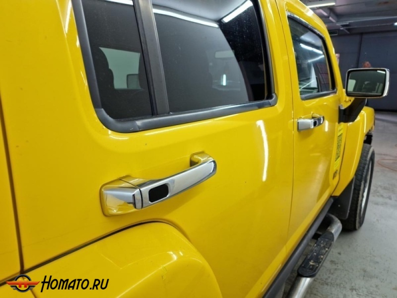 Накладки в ручки дверей для Hummer H3 | 5 штук, декор