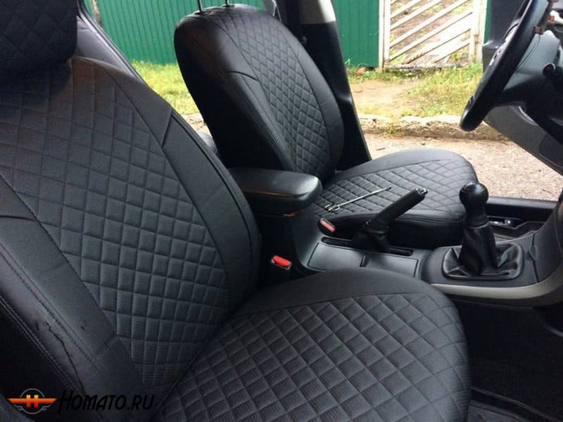 Чехлы на сиденья Kia Sportage 3 2010-2015 | экокожа, Seintex