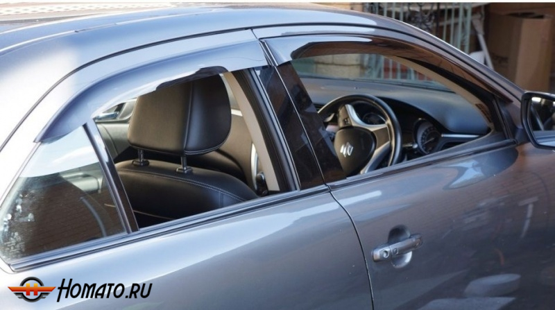 Дефлекторы на окна Лада Искра cедан | Delta