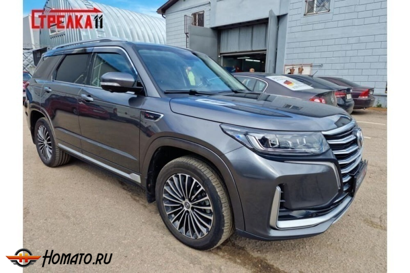 Дефлекторы Changan CS95 | премиум, плоские, 2D