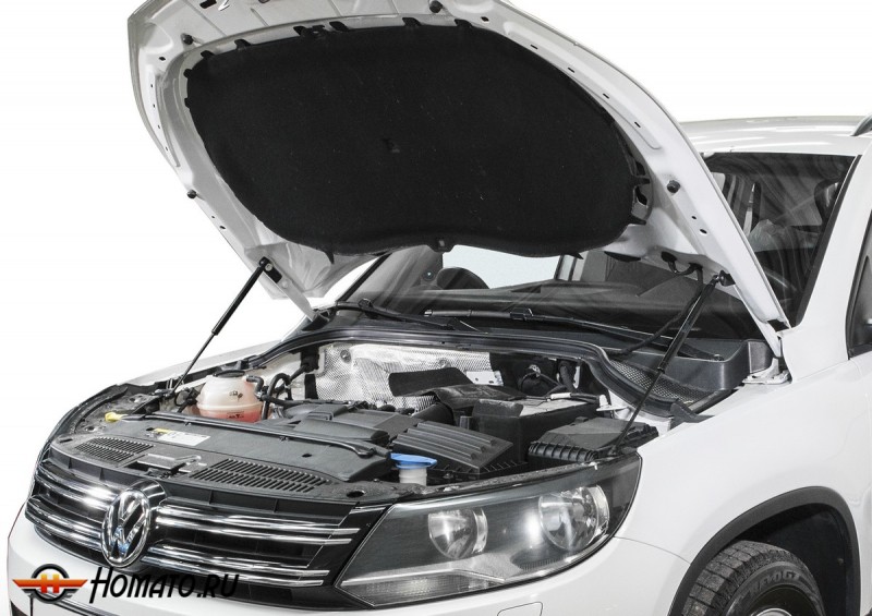 Упоры капота для Volkswagen Tiguan I рестайлинг 2011-2016 | 2 штуки, АвтоУПОР