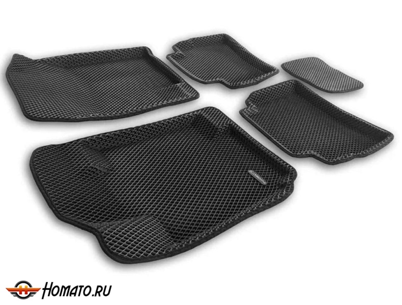 3D EVA коврики Москвич 3 | с бортами