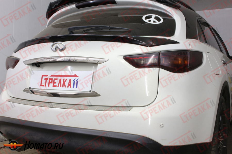 Защита задней камеры INFINITI QX70 2014+