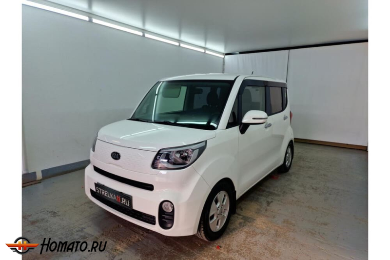 Дефлекторы Kia Ray 2011+/2018+/2022+ | из 6 частей, премиум, плоские, 2D