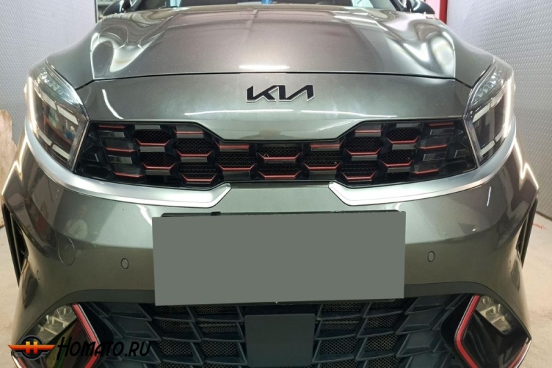 Накладки на логотип для Kia Cerato 4 (BD) 2021+ | 2 штуки, декор