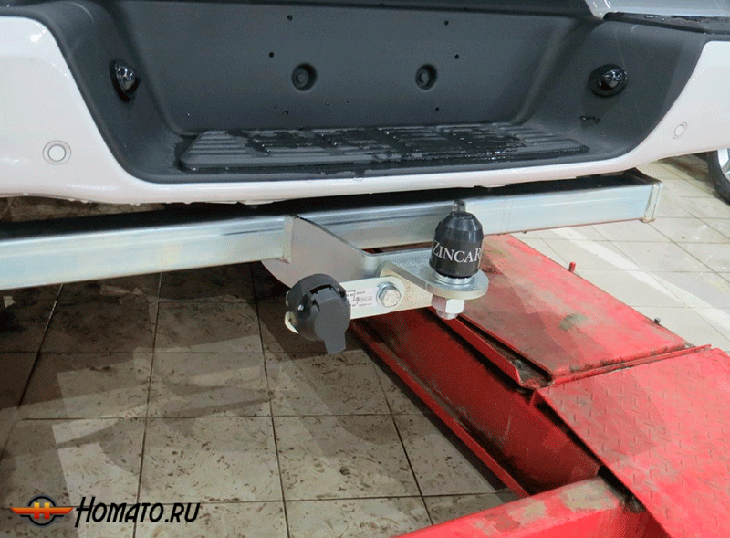 Фаркоп Jac T8 2019- | шар FE - оцинкованный, нагрузка 100/2500 | ZincaR | ZJ101FE