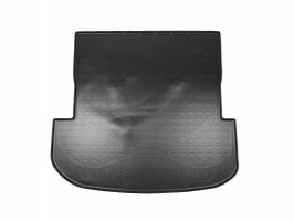 Коврик в багажник Hyundai Palisade 2020+ (сложенный 3 ряд) | черный, Norplast