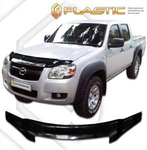 Дефлектор капота Mazda BT-50 2008-2011 | черный