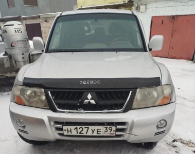Дефлектор капота мухобойка MITSUBISHI PAJERO 3 (1999-2005)