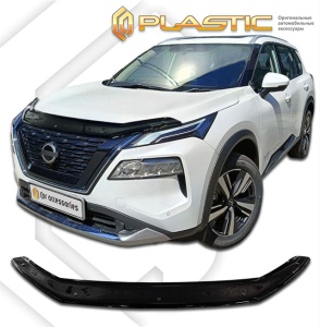 Дефлектор капота Nissan X-Trail 4 2021- (T33) | черный