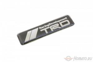 Шильд "TRD Sports" Для Toyota, Самоклеящийся, Цвет: Черный, 1 шт. (62mm*16mm)