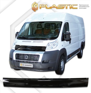 Дефлектор капота Peugeot Boxer (250) 2006- | черный