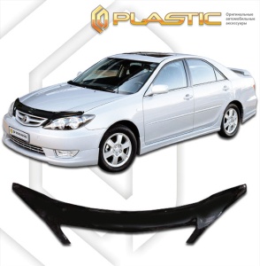 Дефлектор капота Toyota Camry 30 2004-2006 (ACV30,35) | exclusive, черный