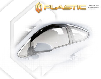 Дефлекторы ветровики Opel Astra GTC 2011-2015 (J)