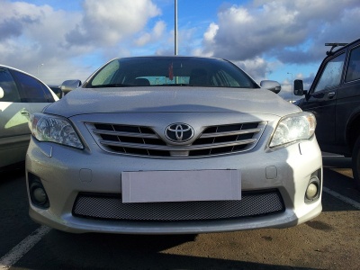 Защита радиатора для Toyota Corolla (2010-2012) рестайл | Стандарт