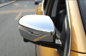 Хром накладки на зеркала для Nissan Qashqai 14+/19+, X-Trail T32 14+/19+, Juke 2014+, Murano Z52