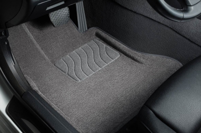3D коврики Geely EX5 2025+ | Премиум | ворсовые | серые | Seintex