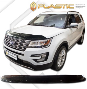 Дефлектор капота Ford Explorer 5 2016- | exclusive, черный