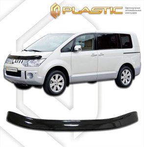 Дефлектор капота Mitsubishi Delica D:5 2007+ | черный