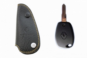 Брелок «кожаный чехол» для ключей Renault Logan, Sandera, Duster