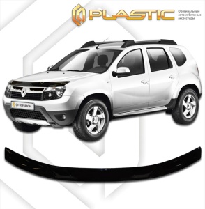 Дефлектор капота Renault Duster 1 2011-2015 | черный