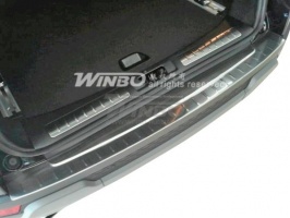 Накладка на задний бампер на Range Rover Evoque 2011+ | нержавейка