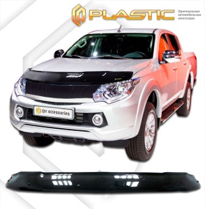 Дефлектор капота Fiat Fullback 2016- | черный
