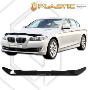 Дефлектор капота BMW 5 Series 2010-2016 (F10) | черный