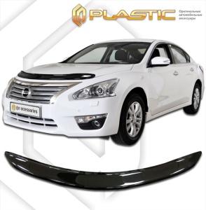 Дефлектор капота Nissan Teana L33 2014- | черный