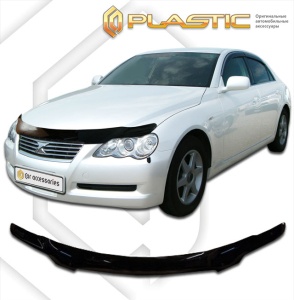Дефлектор капота Toyota Mark-X 2004-2006 (X120,121,125) | черный